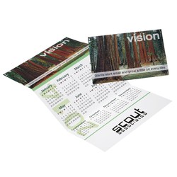 View a larger, more detailed picture of the Z-Fold Calendar - Motivational-Vision