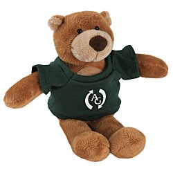 View a larger, more detailed picture of the Mascot Beanie Animal - Brown Bear