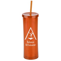 View a larger, more detailed picture of the Via Spirit Tumbler w Straw - 16 oz 