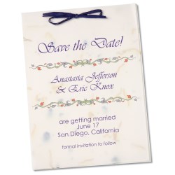 View a larger, more detailed picture of the Seeded Invitation Program - 7 x 5 - Basil