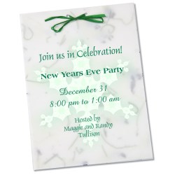 View a larger, more detailed picture of the Seeded Invitation Program - 7 x 5 - Blue Wildflower