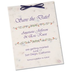 View a larger, more detailed picture of the Seeded Invitation Program - 7 x 5 - Forget Me Not