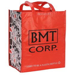 View a larger, more detailed picture of the Expressions Grocery Tote - Red