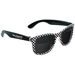View a larger, more detailed picture of the Checkered Hipster Shades