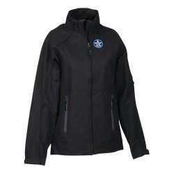 View a larger, more detailed picture of the North End 3-Layer Mid-Length Soft Shell Jacket - Ladies 