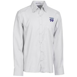 View a larger, more detailed picture of the Wrinkle-Free Cotton Stripe Jacquard Shirt - Men s