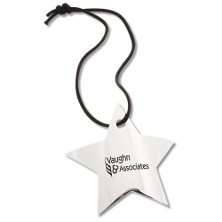 View a larger, more detailed picture of the Wine Gift Tag - Star - Closeout