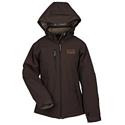 View a larger, more detailed picture of the North End Insulated Soft Shell Hooded Jacket - Ladies 