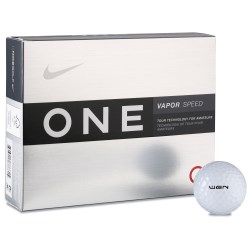 View a larger, more detailed picture of the Nike One Vapor Speed Golf Balls - Closeout