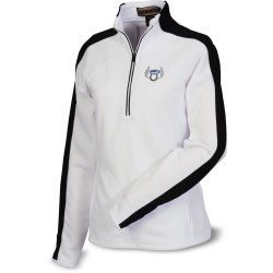 View a larger, more detailed picture of the Half-Zip Athletic Double Knit Pullover - Ladies 