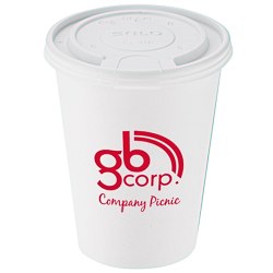 View a larger, more detailed picture of the Paper Hot Cold Cup - 12 oz w Tear Tab Lid