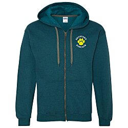 View a larger, more detailed picture of the Gildan Heavy Blend Vintage Full Zip Hoodie - Embroidered