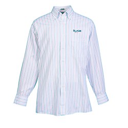 View a larger, more detailed picture of the Van Heusen Pinpoint Oxford - Men s - Multi-Stripe
