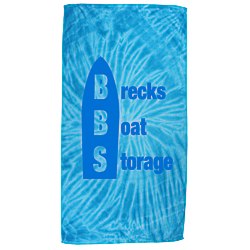View a larger, more detailed picture of the Tie Dye Beach Towel