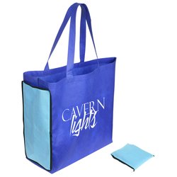 View a larger, more detailed picture of the Shop N Zip Foldable Tote Bag - 24 hr