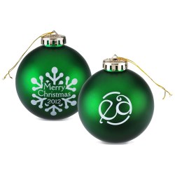 View a larger, more detailed picture of the 3-1 4 Round Ornament - Snowflake - Merry Christmas