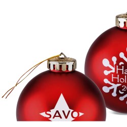 View a larger, more detailed picture of the 3-1 4 Round Ornament - Snowflake - Happy Holidays