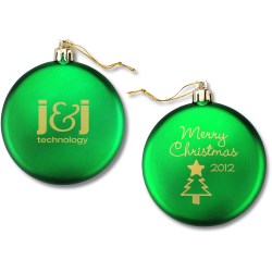 View a larger, more detailed picture of the Flat Ornament - Tree - Merry Christmas