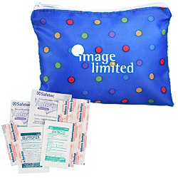 View a larger, more detailed picture of the Fashion First Aid Kit - Polka Dot- 24 hr