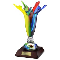 View a larger, more detailed picture of the Radiance Art Glass Award