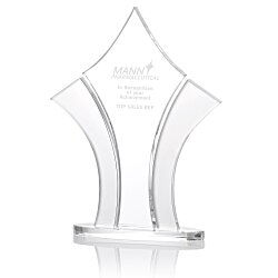 View a larger, more detailed picture of the Frost Fire Crystal Award