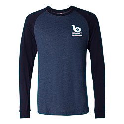 View a larger, more detailed picture of the Canvas Long Sleeve Raglan Baseball T-Shirt