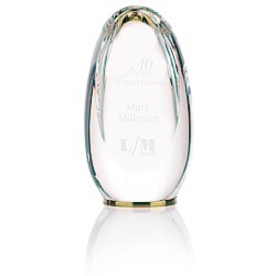 View a larger, more detailed picture of the Luster Crystal Desktop Award