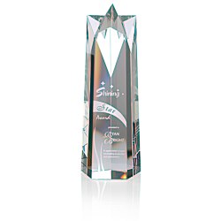 View a larger, more detailed picture of the Soaring Star Crystal Tower Award - 10 