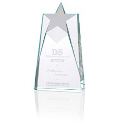 View a larger, more detailed picture of the Shooting Star Crystal Award - 8 