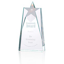 View a larger, more detailed picture of the Shooting Star Crystal Award - 9 