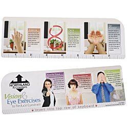 View a larger, more detailed picture of the Keyboard Guide - Vision and Eye Exercises