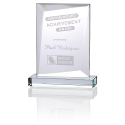View a larger, more detailed picture of the Prestige Starfire Glass Award - 7 