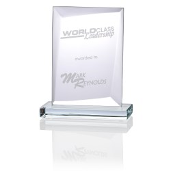 View a larger, more detailed picture of the Prestige Starfire Glass Award - 8 