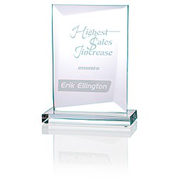 View a larger, more detailed picture of the Prestige Starfire Glass Award - 9 