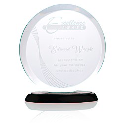 View a larger, more detailed picture of the Corona Starfire Glass Award - 8 