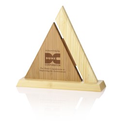 View a larger, more detailed picture of the Impressions Bamboo Award - Triangle