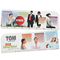 View a larger, more detailed picture of the Keyboard Guide - Stress Relief Exercises