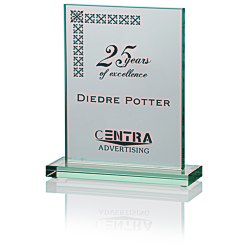 View a larger, more detailed picture of the Panel Jade Glass Award - 7 