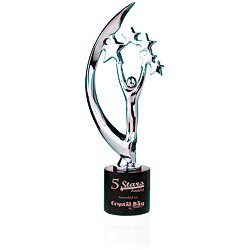 View a larger, more detailed picture of the Masterpiece Cast Metal Achievement Award - 14 - Chrome