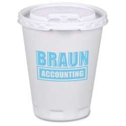 View a larger, more detailed picture of the Trophy Hot Cold Cups w Tear Tab Lid - 10 oz - Low Quantity