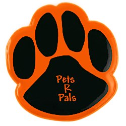 View a larger, more detailed picture of the Reflective Clipster - Paw Print