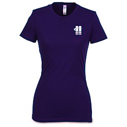 View a larger, more detailed picture of the Bella Poly Cotton Blend T-Shirt - Ladies 