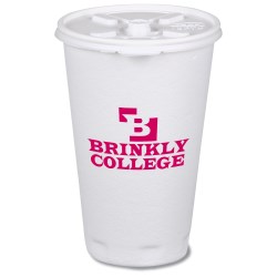 View a larger, more detailed picture of the Trophy Hot Cold Cups w Tear Tab Lid - 16 oz - Low Quantity