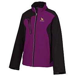View a larger, more detailed picture of the Terrain Color Block Soft Shell - Ladies 