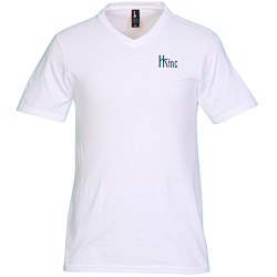 View a larger, more detailed picture of the District Concert V-Neck Tee - Men s - White - Screen