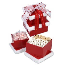 View a larger, more detailed picture of the Festive Sweets Gourmet Tower