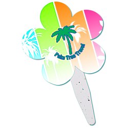 View a larger, more detailed picture of the Grow Stick Mini Hand Fan - Flower