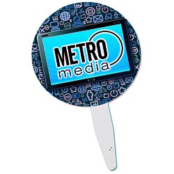 View a larger, more detailed picture of the Grow Stick Mini Hand Fan - Round