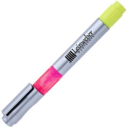 View a larger, more detailed picture of the Triple Threat Pen Highlighter - 24 hr
