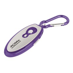 View a larger, more detailed picture of the Carabiner FM Radio with LED Light - Closeout